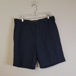 Chaps Navy Men's Flat Front Shorts